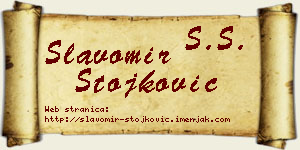 Slavomir Stojković vizit kartica